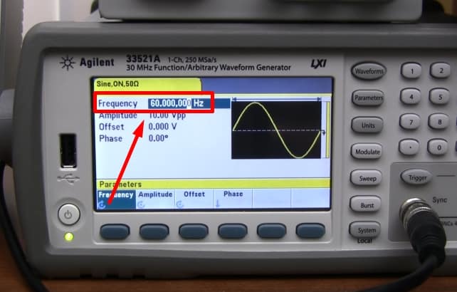 генератор частоты Agilent